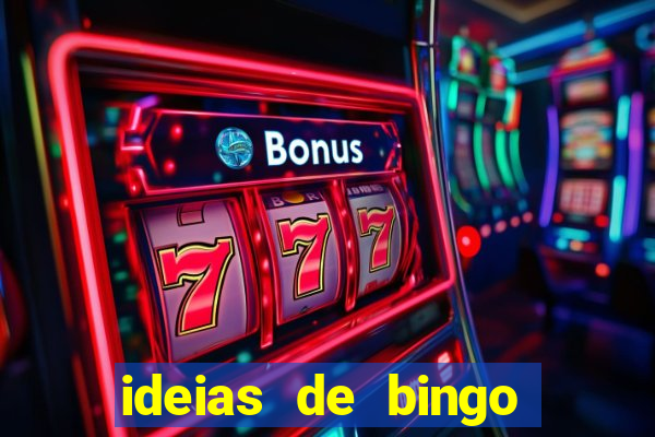 ideias de bingo para o natal